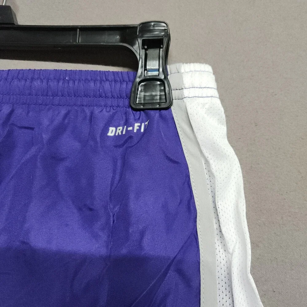 Nike Kansas State St Wildcats Dri-Fit Running Shorts L Youth L Purple White 143